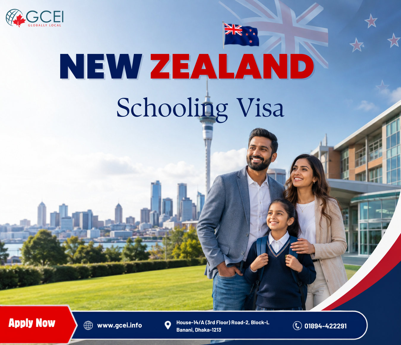 Best New Zealand Schooling Visa Agency in Bangladesh